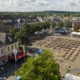 Eventsfotografie NRW-Radtour 2023 Xanten Luftaufnahme